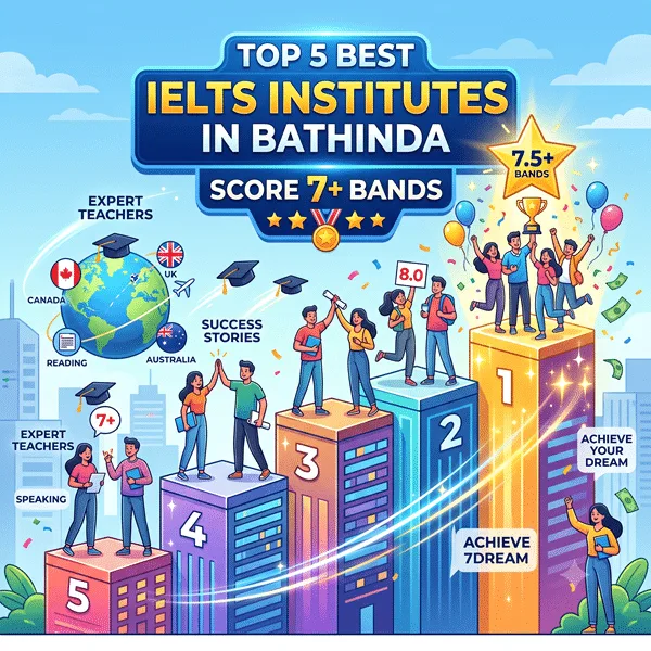 Top 5 Best IELTS Institutes in Bathinda (Score 7+ Bands)