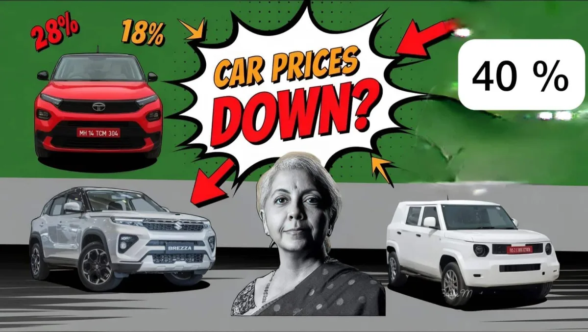 GST Tax on Cars in India : GST Reforms , Car Prices Down