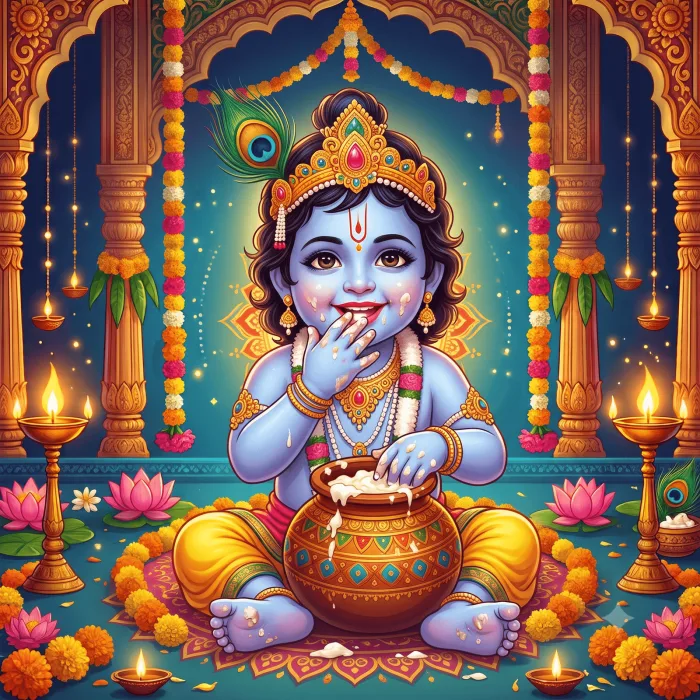 Best Janmashtami WhatsApp Status 2026: Hindi & Punjabi Wishes